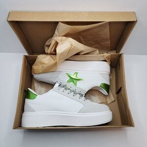 Vintage Havana Sneakers | Lexa, White, Gray | Women’s Size 7.5 | Green Star NEW